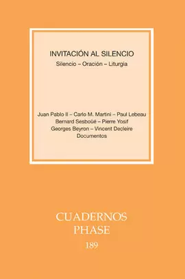 INVITACIÓN AL SILENCIO