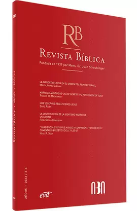 REVISTA BÍBLICA 2023/3-4 - AÑO 85