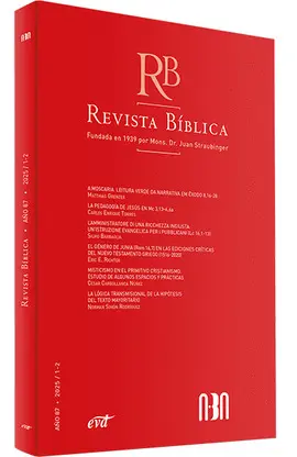 REVISTA BÍBLICA 2025/1-2-AÑO 87