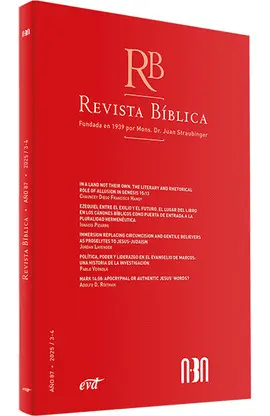 REVISTA BÍBLICA 2025/3-4-AÑO 87