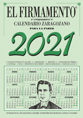 CALENDARIO ZARAGOZANO 2023 PARED FIRMAMENTO