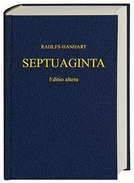 BIBLIA SEPTUAGINTA BIBLIA SEPTUAGINTA