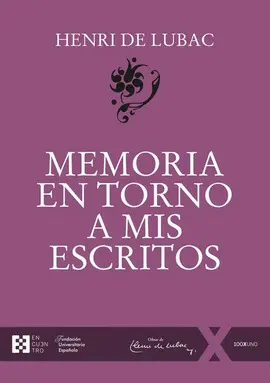 MEMORIA EN TORNO A MIS ESCRITOS