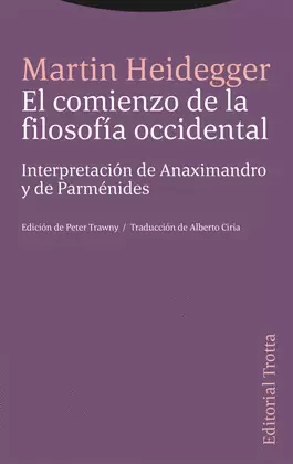 EL COMIENZO DE LA FILOSOFÍA OCCIDENTAL