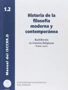 HISTORIA DE LA FILOSOFÍA MODERNA Y CONTEMPORÁNEA
