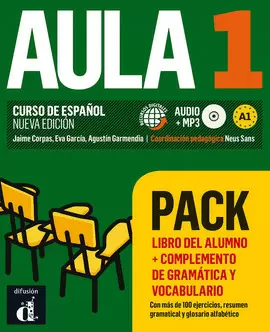 AULA 1 PACK LIBRO + COMPLEMENTO DE GRAMÁTICA Y VOCABULARIO
