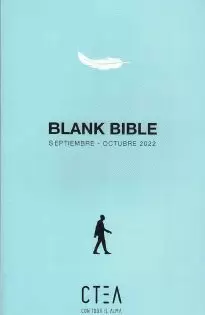 BLANK BIBLE. SEP OCT 2022 BLANK BIBLE. SEP OCT 2022