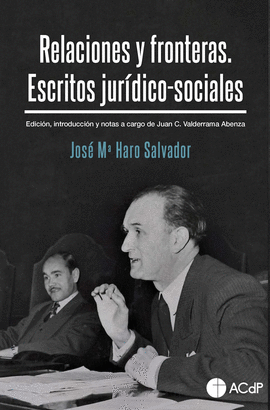 RELACIONES Y FRONTERAS. ESCRITOS JURÍDICO-SOCIALES