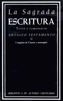 SAGRADA ESCRITURA. II. CONQUISTA DE CANAAN. N281