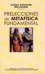 PRELECCIONES DE METAFÍSICA FUNDAMENTAL