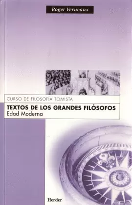 TEXTOS DE LOS GRANDES FILÓSOFOS. EDAD MODERNA