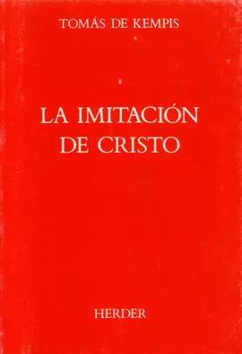 LA IMITACIÓN DE CRISTO