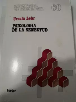 PSICOLOGÍA DE LA SENECTUD