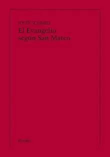 EVANGELIO SEGUN SAN MATEO, EL. (T.1)