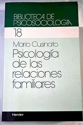 PSICOLOGÍA DE LAS RELACIONES FAMILIARES