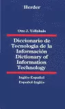 DICCIONARIO DE LA TECNOLOGÍA DE LA INFORMACIÓN - DICTIONARY OF INFORMATION TECHN