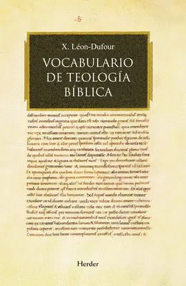 VOCABULARIO DE TEOLOGÍA BÍBLICA VOCABULARIO DE TEOLOGÍA BÍBLICA