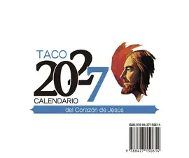 TACO CALENDARIO DEL CORAZÓN DE JESÚS - NOTAS SIN SOPORTE - 2027 TACO CALENDARIO DEL CORAZÓN DE JESÚS - NOTAS SIN SOPORTE - 2027