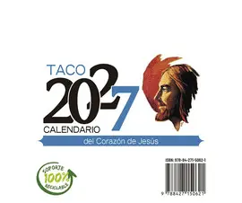TACO CALENDARIO DEL CORAZÓN DE JESÚS - NOTAS CON SOPORTE - 2027 TACO CALENDARIO DEL CORAZÓN DE JESÚS - NOTAS CON SOPORTE - 2027