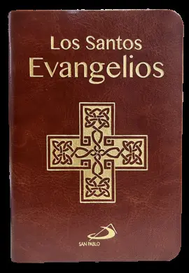 LOS SANTOS EVANGELIOS  - MINIBOLSILLO - PIEL CRUZ DORADA