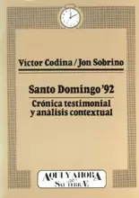 022 - SANTO DOMINGO'92. CRÓNICA TESTIMONIAL Y ANÁLISIS CONTEXTUAL