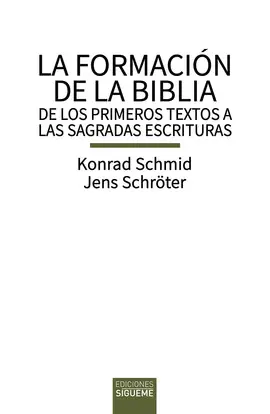 LA FORMACIÓN DE LA BIBLIA