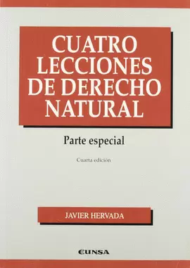 CUATRO LECCIONES DE DERECHO NATURAL