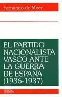 PARTIDO NACIONALISTA VASCO ANTE LA GUERRA DE ESPAÑA, EL