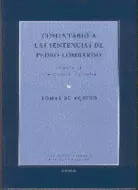 COMENTARIO A LAS SENTENCIAS DE PEDRO LOMBARDO. VOLUMEN I/1