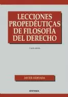 LECCIONES PROPEDÉUTICAS DE FILOSOFÍA DEL DERECHO