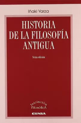 HISTORIA DE LA FILOSOFÍA ANTIGUA