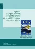 IGLESIAS Y ORGANIZACIONES NO CONFESIONALES EN LA UNIÓN EUROPEA