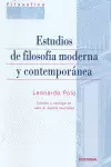 ESTUDIOS DE FILOSOFÍA MODERNA Y CONTEMPORÁNEA
