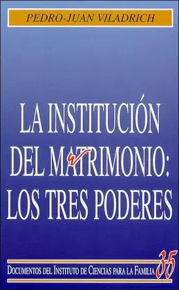 INSTITUCION DEL MATRIMONIO, LA