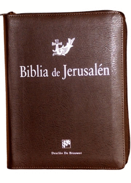 BIBLIA DE JERUSALÉN MANUAL CON FUNDA DE CREMALLERA