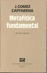 METAFÍSICA FUNDAMENTAL
