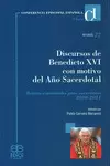 DISCURSOS DE BENEDICTO XVI CON MOTIVO DEL AÑO SACERDOTAL
