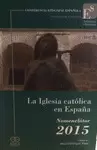 NOMENCLÁTOR 2015. LA IGLESIA CATÓLICA EN ESPAÑA