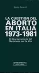 LA CUESTIÓN DEL ABORTO EN ITALIA (1973-1981)