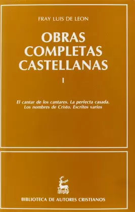 OBRAS C. CASTELLANAS. I. LUIS DE LEON. N3A