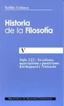 HISTORIA DE LA FILOSOFIA. V. SOCIALISMO, MATERIALISMO.