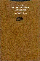 TEORÍA DE LA CRÍTICA LITERARIA