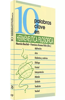10 PALABRAS CLAVE EN HERMENÉUTICA FILOSÓFICA