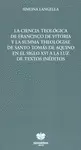 LA CIENCIA TEOLÓGICA DE FRANCISCO DE VITORIA Y LA SUMMA THEOLOGIAE
