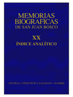 ÍNDICE DE MEMORIAS BIOGRÁFICAS - TOMO XX