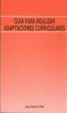 GUÍA PARA REALIZAR ADAPTACIONES CURRICULARES