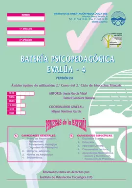 EVALÚA-4 (BATERÍA)