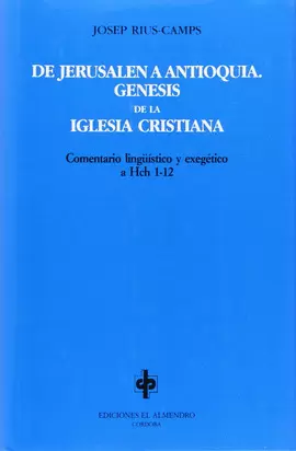 DE JERUSALÉN A ANTIOQUÍA