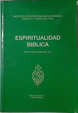ESPIRITUALIDAD BÍBLICA