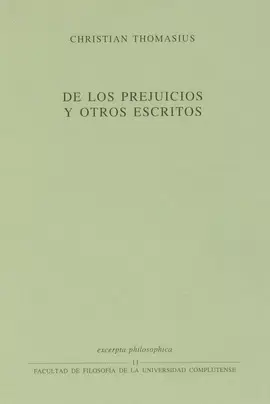 DE LOS PREJUICIOS Y OTROS ESCRITOS